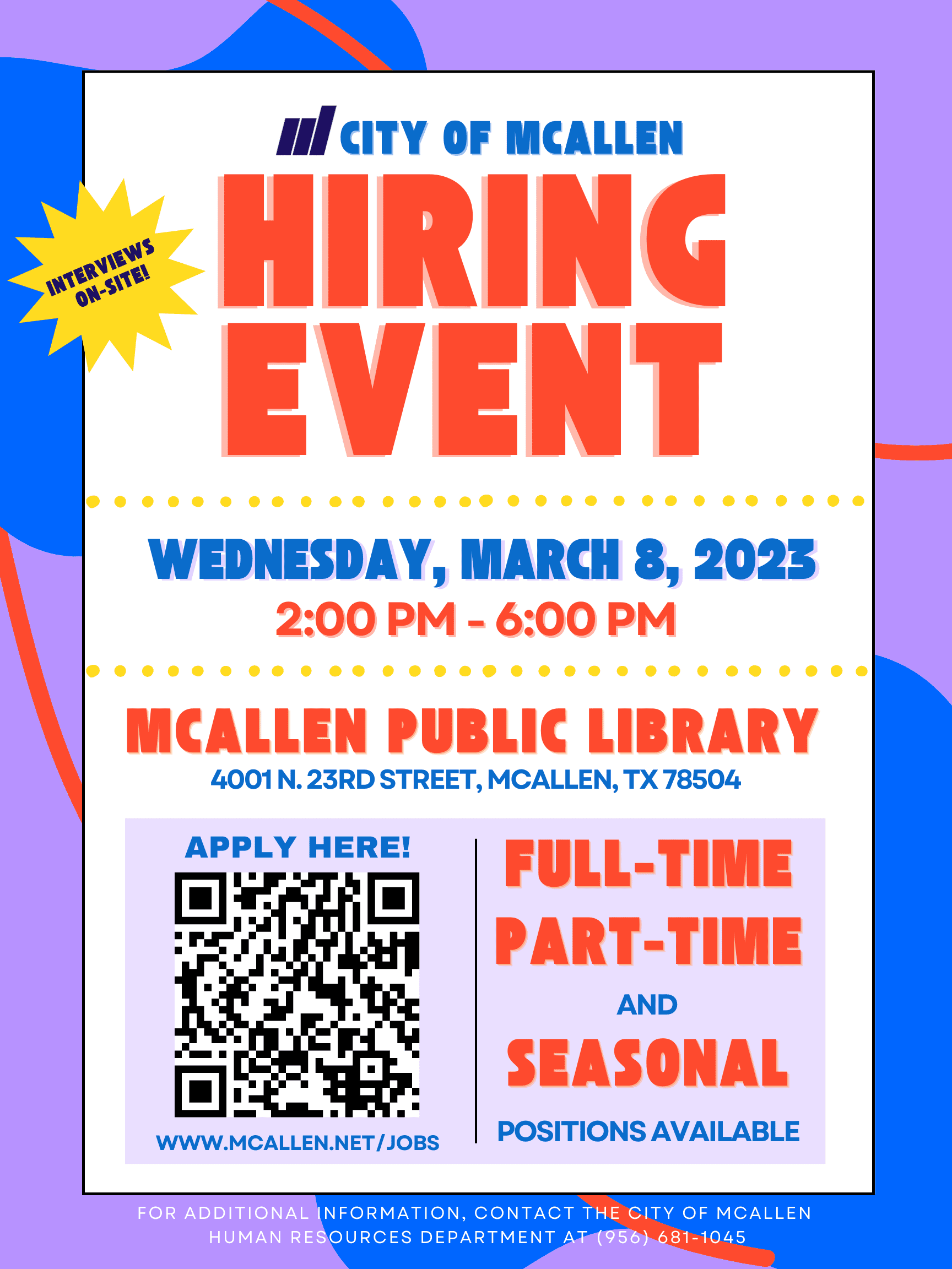 City of McAllen Hiring Event Things to Do in McAllen, Texas Stay in