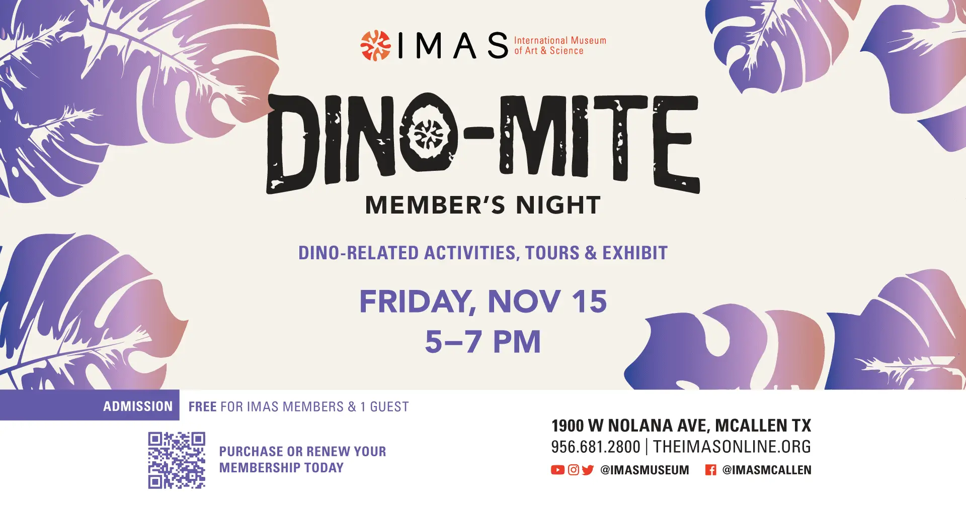 DINO-MITE Member’s Night