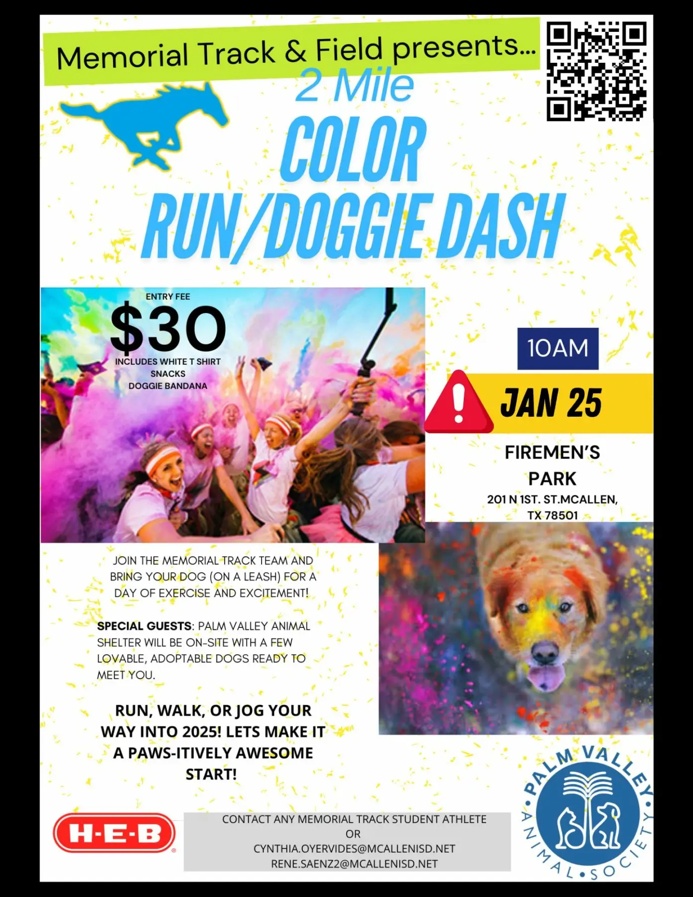 2 Mile Color Run/Doggie Dash