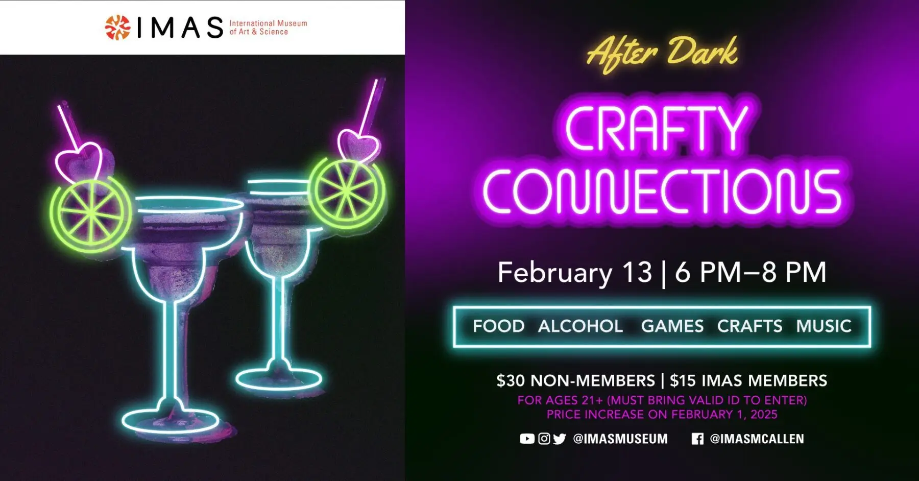 Crafty Connections – IMAS After Dark