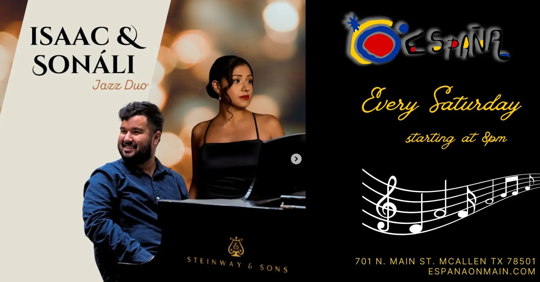 Jazz Duo – Isaac & Sonali
