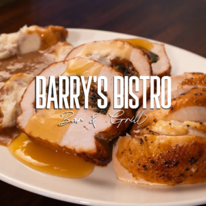 Christmas Plated Dinner at Barry's Bistro Bar & Grill (10 people min)